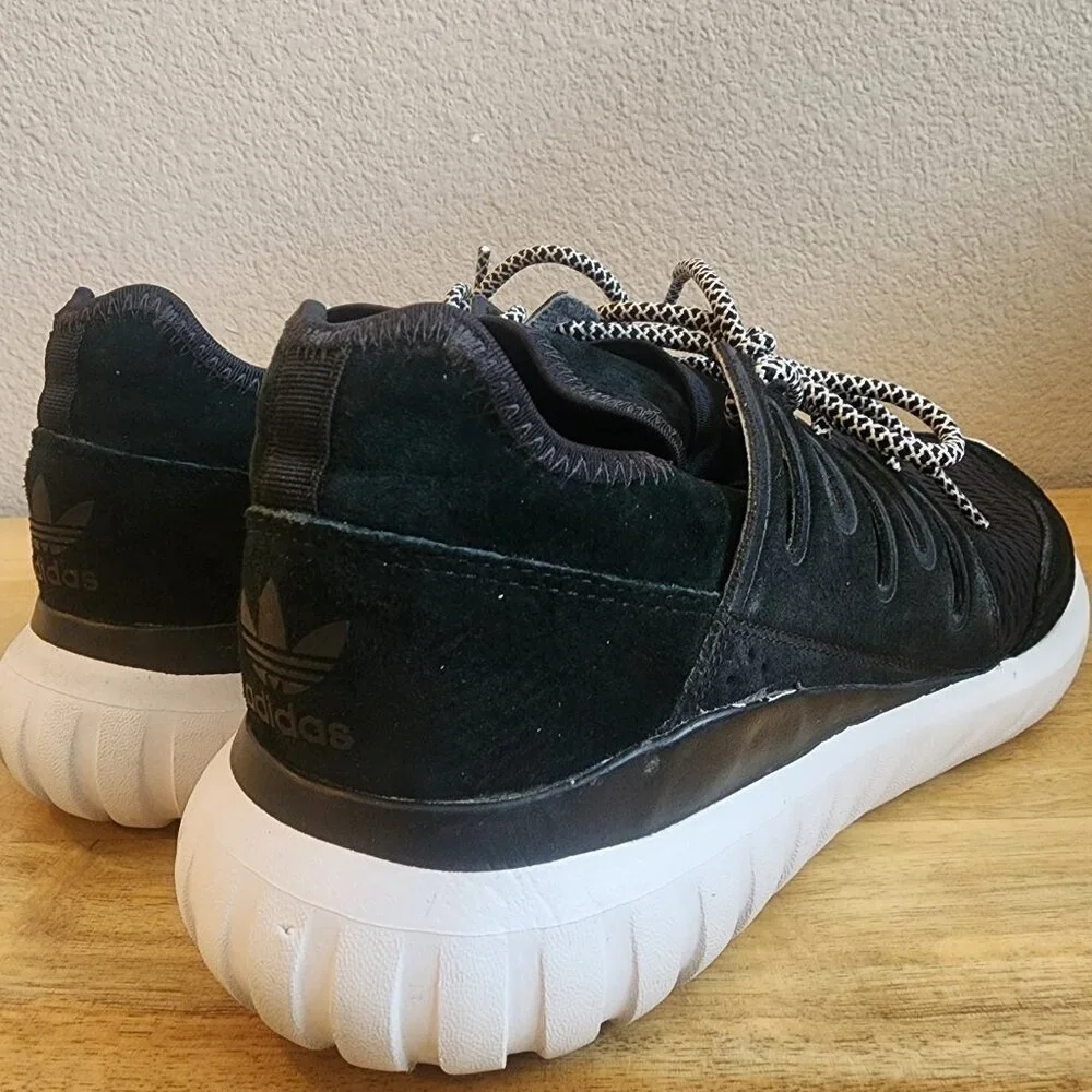 Adidas Original Mens Tubular Radial Trainer Shoes Sneakers BB2401 Black Size 9
